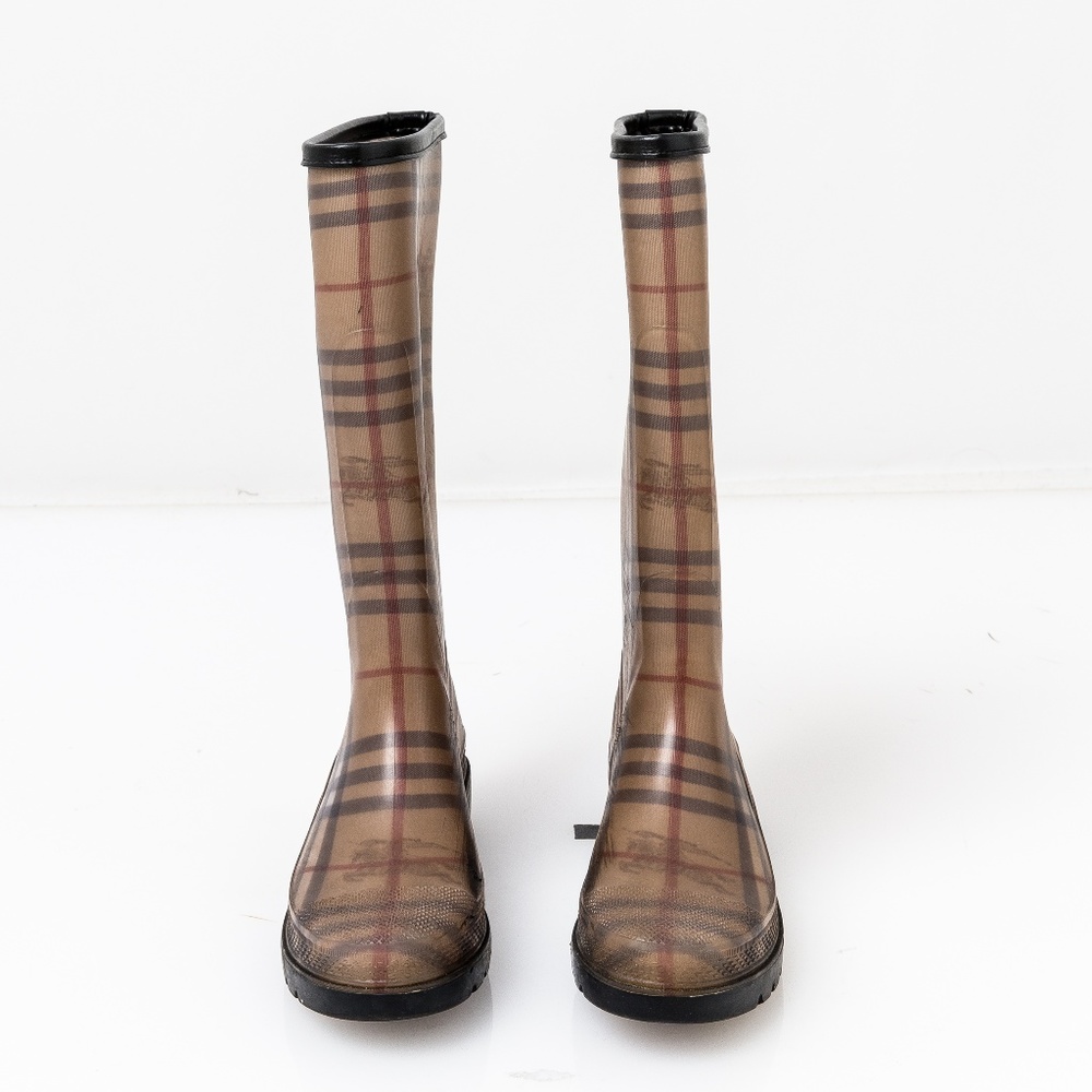 Burberry Haymarket Check Rainboots Size 41 - Picture 2 of 8
